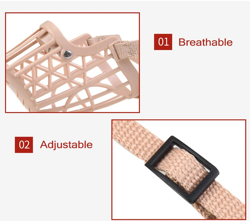 Adjustable dog muzzle