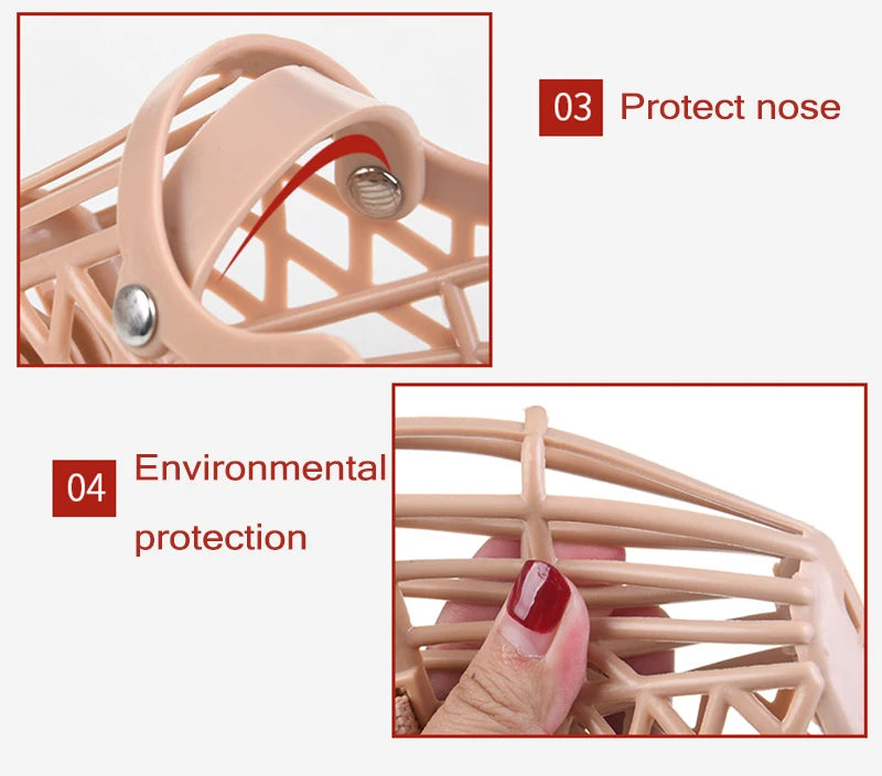 Adjustable dog muzzle