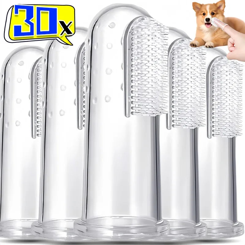 1/30pc tooth brush for pets