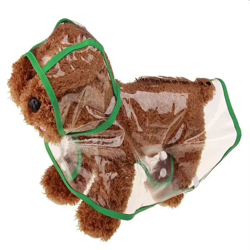 Pet Raincoat, waterproof and transparent