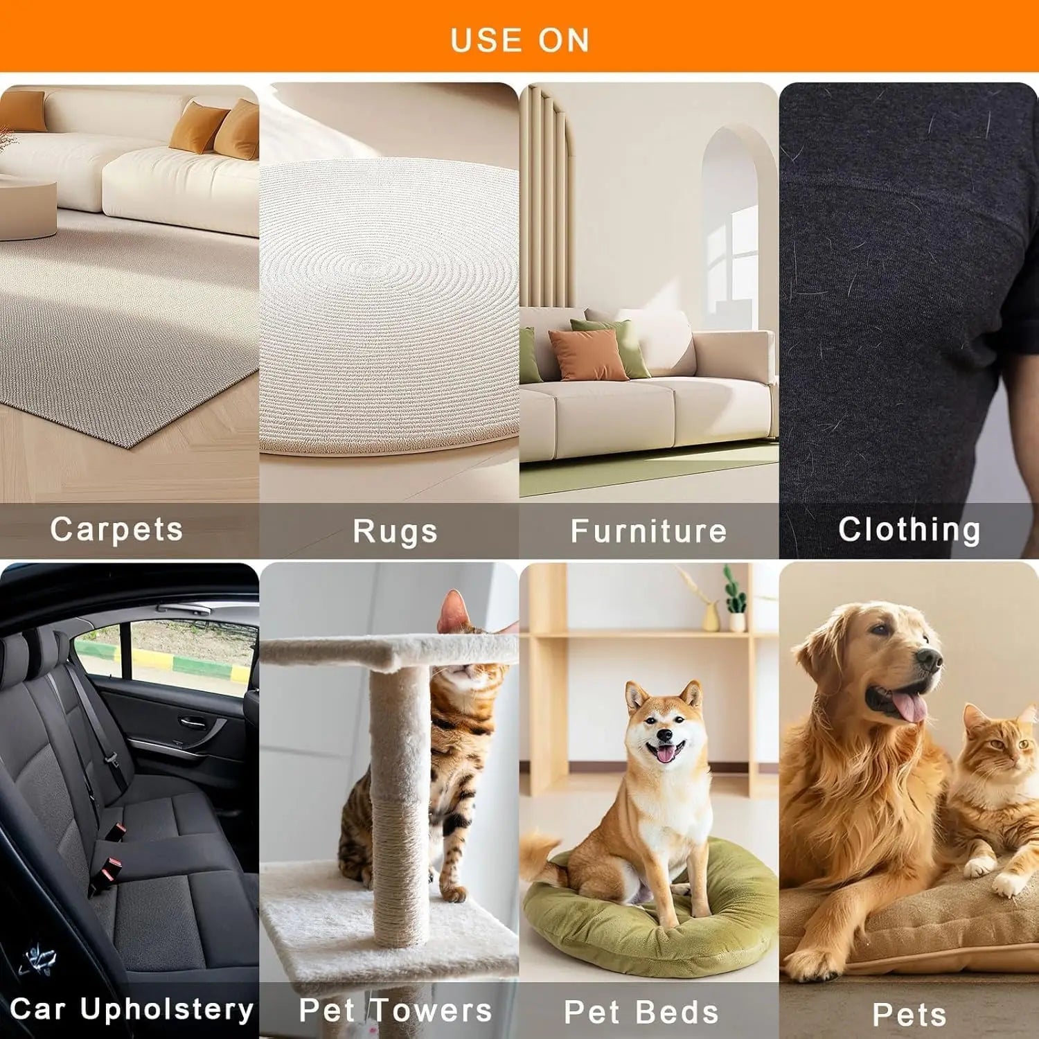 Reusable electrostatic pet hair removal mitts