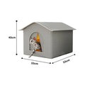 Insulated waterproof cat house