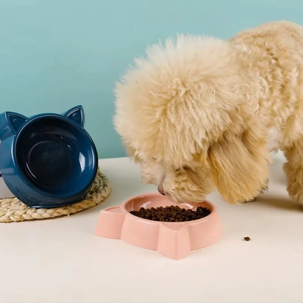 Cute cat shaped food bowl