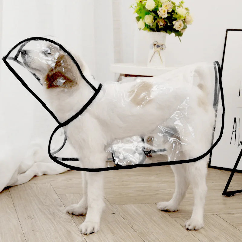 Pet Raincoat, waterproof and transparent