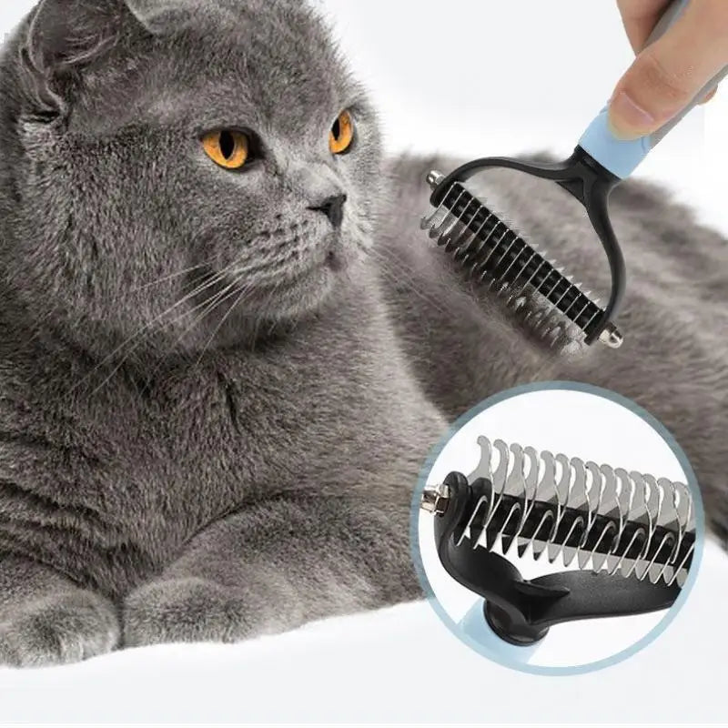 Professional pet cat hair removal comb