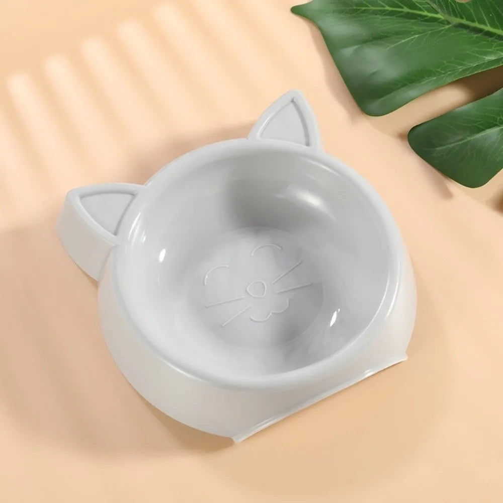 Cute cat shaped food bowl
