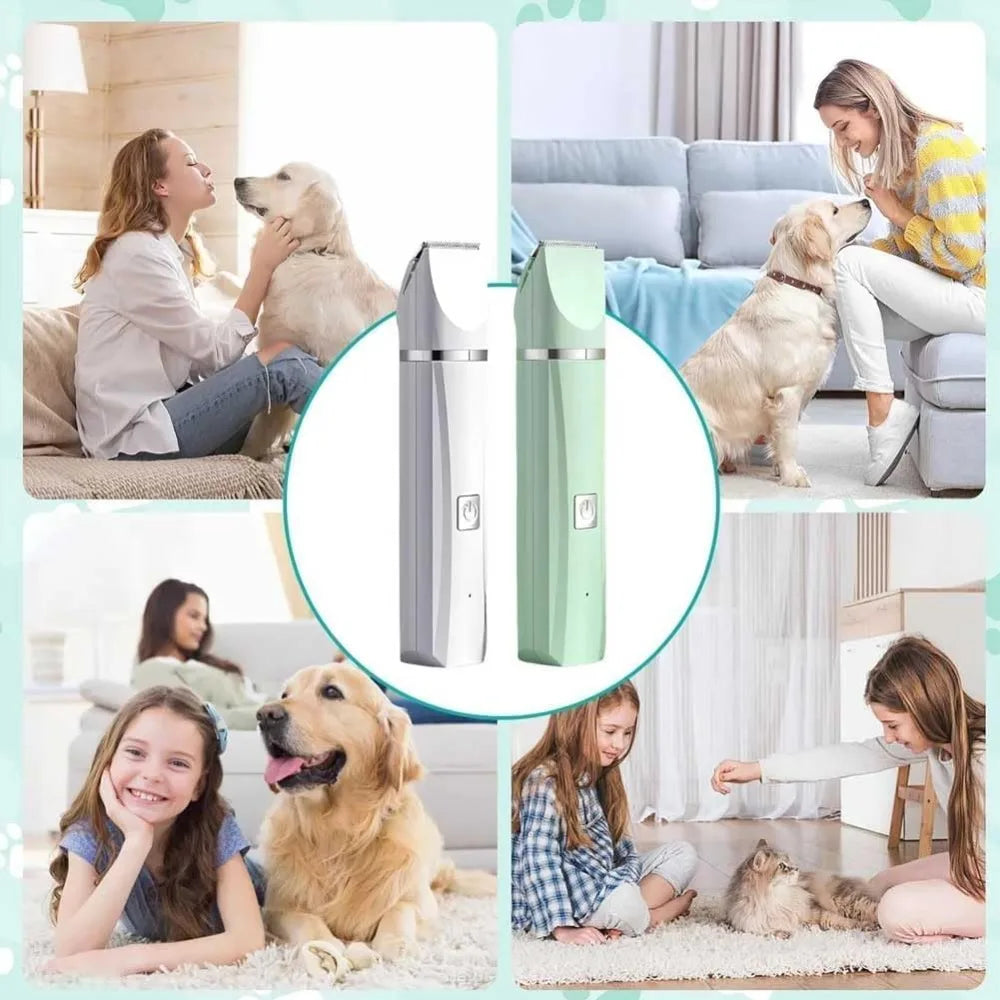 Professional 4-in-1 Electric Pet Grooming Tool