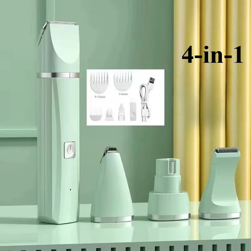 Professional 4-in-1 Electric Pet Grooming Tool