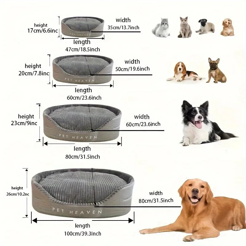 Universal all-season pet nest, washable