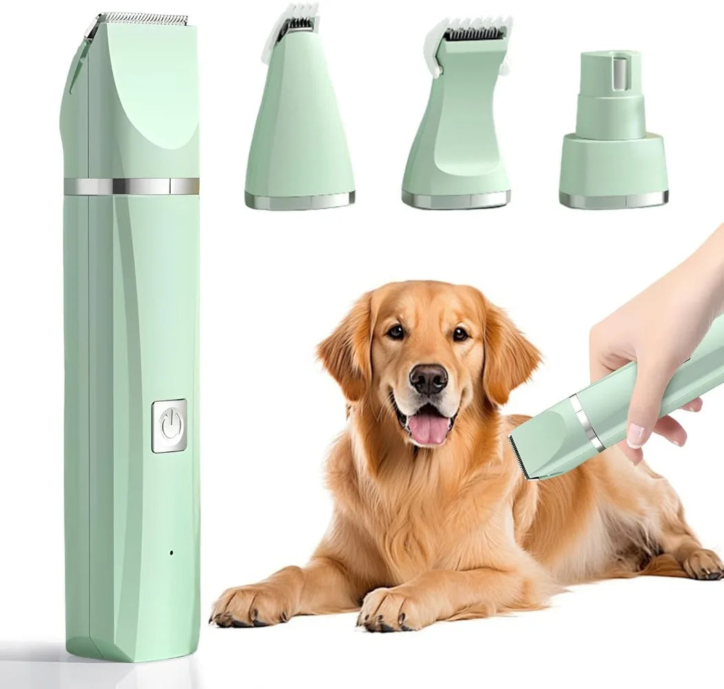 Professional 4-in-1 Electric Pet Grooming Tool
