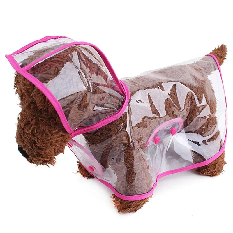 Pet Raincoat, waterproof and transparent