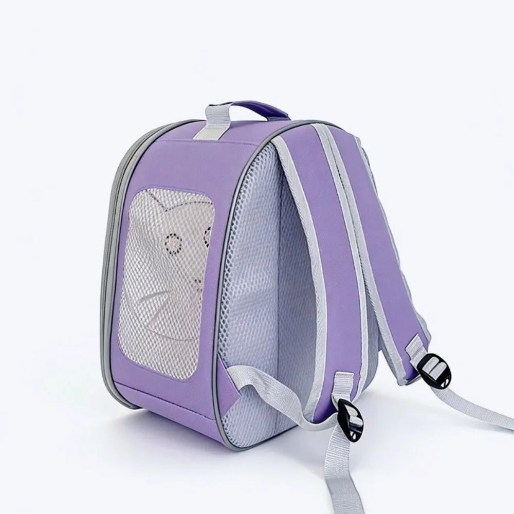 Transparent pet carrier backpack