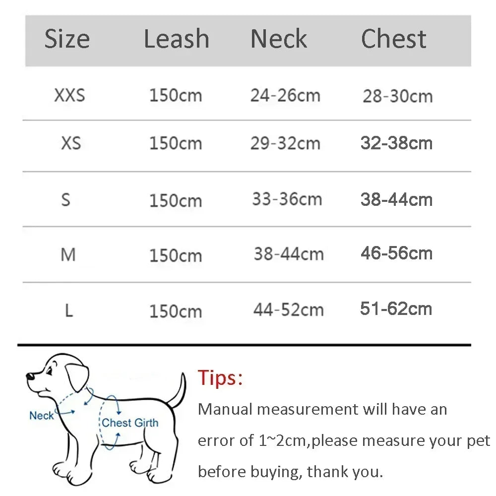 Dog harness with leash
