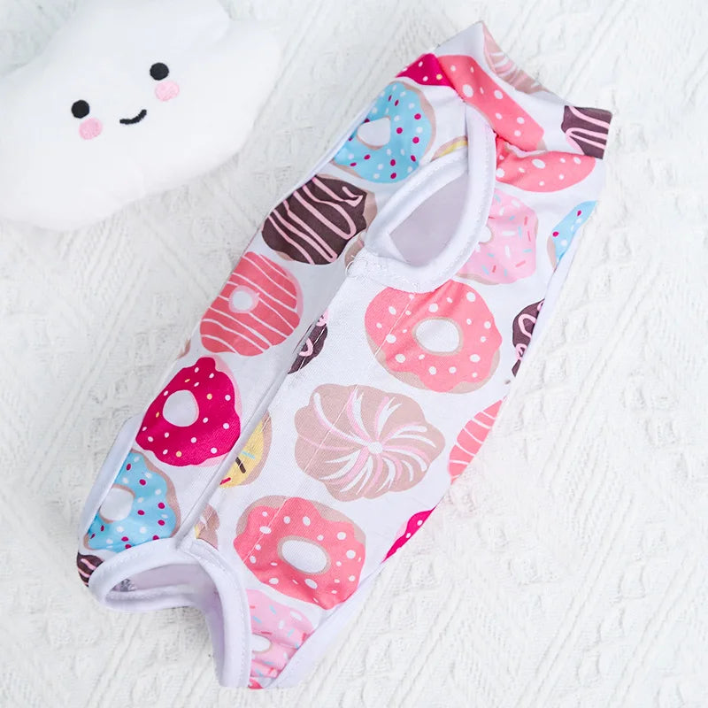 Cat anti-licking surgery recovery clothing